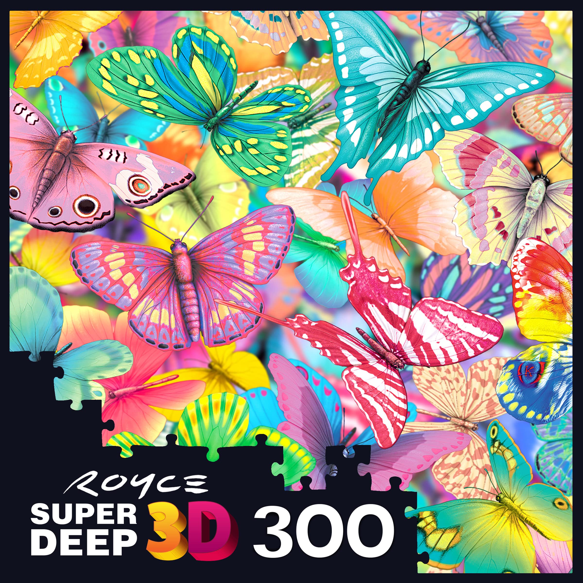 Amazon.com: RoseArt - Super Deep 3D Butterfly Magic - 300